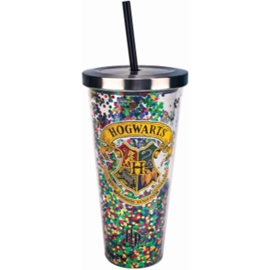 Picture of HARRY POTTER - HOGWARTS LARGE CUP WITH STRAW