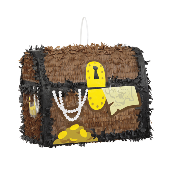 Image de PIRATE TREASURE CHEST 3D PINATA