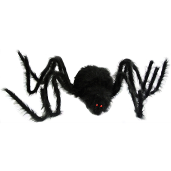 Image sur 80" LARGE FURRY BLACK SPIDER
