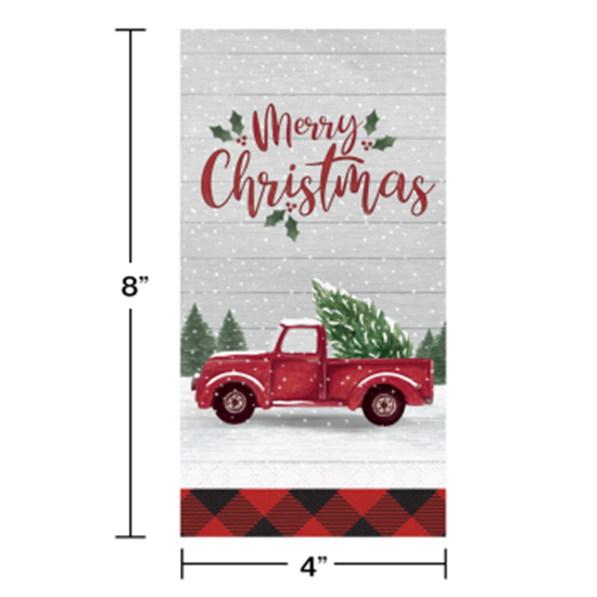 Picture of TABLEWARE - FARMHOUSE CHRISTMAS GUEST TOWELS