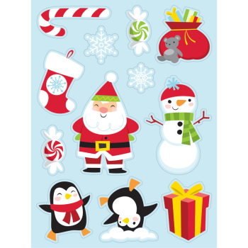 Image de TABLEWARE - CHRISTMAS CHARACTERS STICKERS