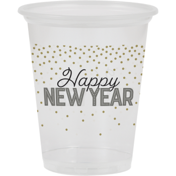 Image de TABLEWARE - HAPPY NEW YEAR CLEAR TUMBLERS 