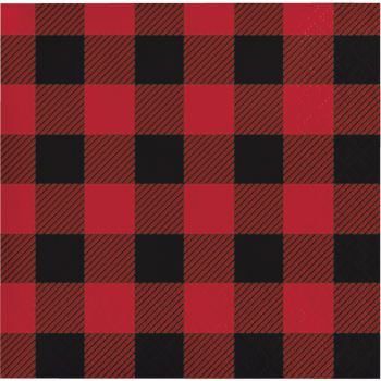 Picture of TABLEWARE - BUFFALO PLAID BEVERAGE NAPKINS