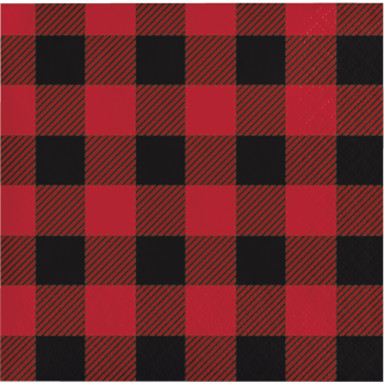 Image de TABLEWARE - BUFFALO PLAID BEVERAGE NAPKINS