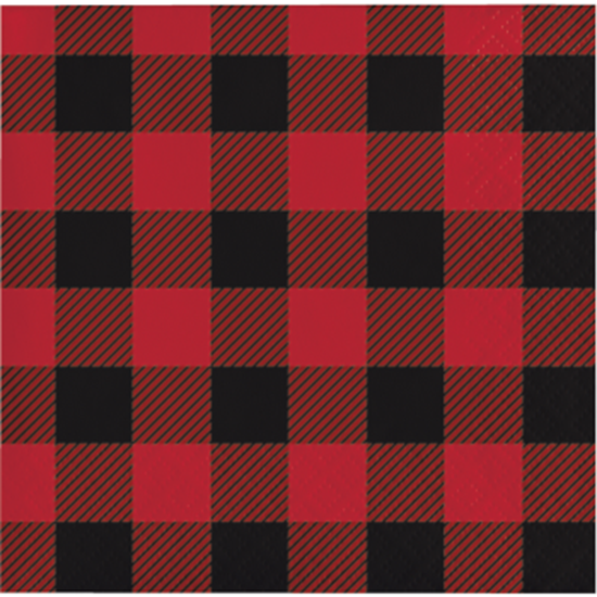 Image sur TABLEWARE - BUFFALO PLAID BEVERAGE NAPKINS