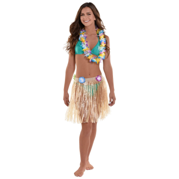 Image de WEARABLES - PLASTIC HULA SKIRT - ADULT 