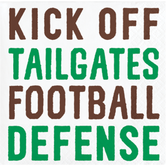 Picture of FOOTBALL - KICK OFF BEVERAGE NAPKINS