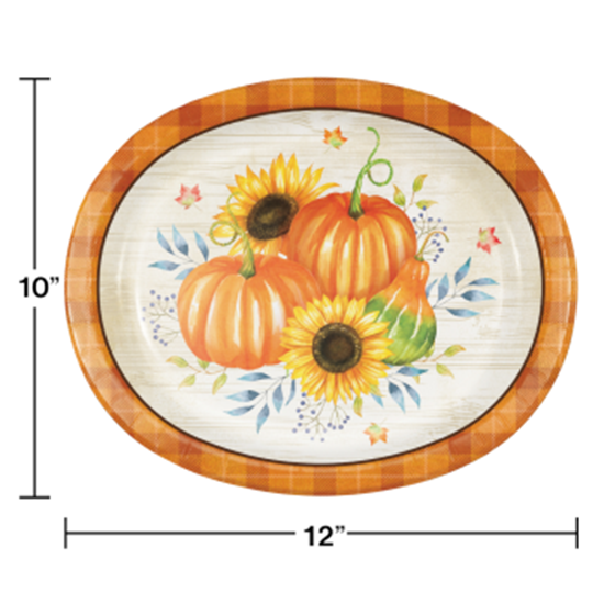 Image sur TABLEWARE - HARVEST TRUCK OVAL PLATES