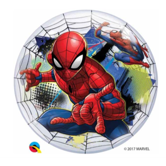 Picture of SPIDERMAN WEB SLING BUBBLE BALLOON