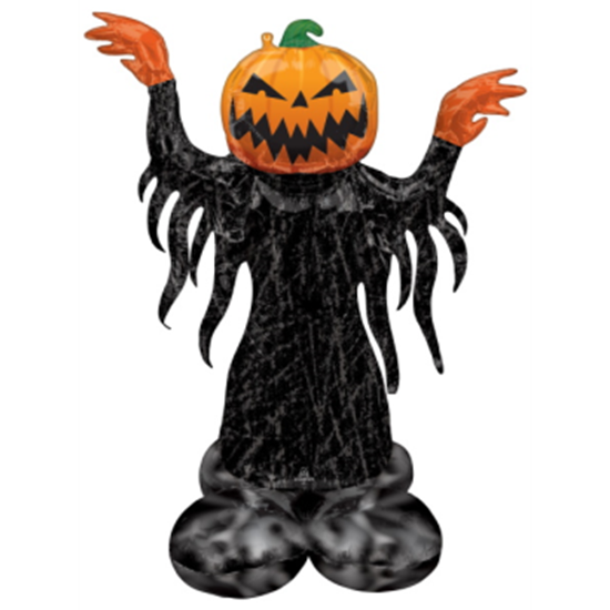 Image sur AIRLOONZ - PUMPKIN HEAD GHOST - AIR FILLED