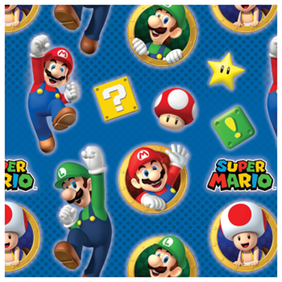 Image sur SUPER MARIO GIFT WRAP