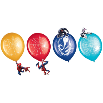 Picture of SPIDER MAN - WEBBED WONDER LATEX BALLOON DECORATING KIT