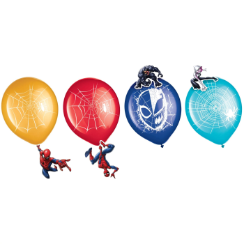 Image de SPIDER MAN - WEBBED WONDER LATEX BALLOON DECORATING KIT