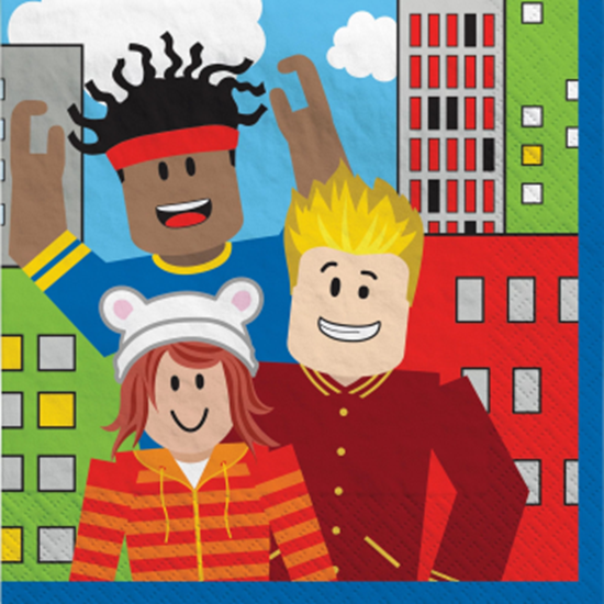 Picture of PARTY TOWN "INSPIRED BY ROBLOX" - LUNCHEON NAPKINS     