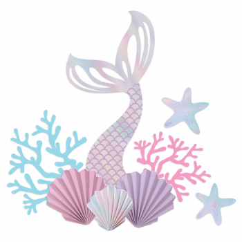 Picture of SHIMMERING MERMAIDS WALL DECORATING KIT