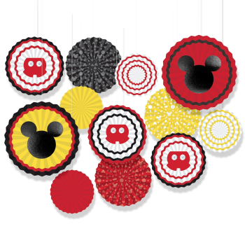 Picture of MICKEY MOUSE FOREVER PAPER FAN DECORATING KIT