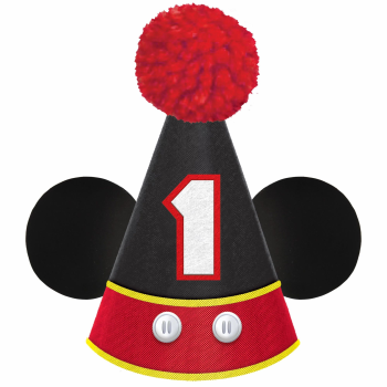 Picture of MICKEY MOUSE FOREVER DELUXE CONE HAT - 1ST BIRTHDAY