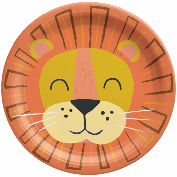 Image de GET WILD BIRTHDAY SAFARI - 7" ROUND PLATES