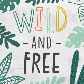 Image de GET WILD BIRTHDAY SAFARI - BEVERAGE NAPKINS