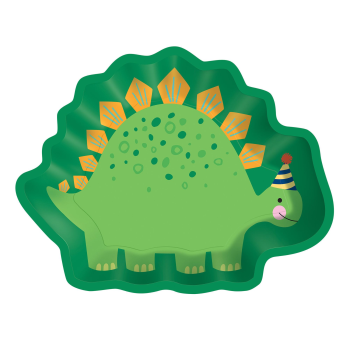 Image de DINO BLAST - DINO-MITE - 9" SHAPED PLATE