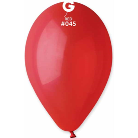 Image sur 11" RED LATEX BALLOONS - GEMAR