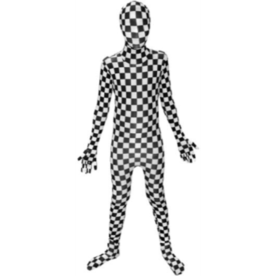 Image sur MORPHSUITS KID - LARGE - BLACK/WHITE CHECK