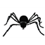 Image de 73" LARGE FURRY GREY TRIMMED SPIDER