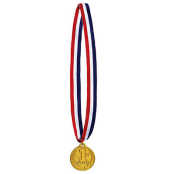 Image de WINNER MEDAL ON RIBBON - 1ST PLACE