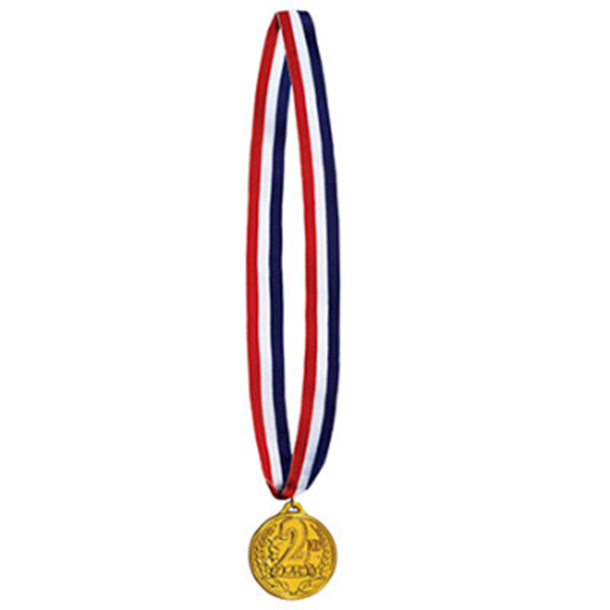 Picture of WINNER MEDAL ON RIBBON - 2ND PLACE