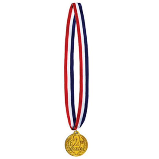 Image sur WINNER MEDAL ON RIBBON - 2ND PLACE