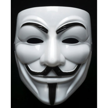 Image de VENDETTA/ANONYMOUS WHITE FACE MASK