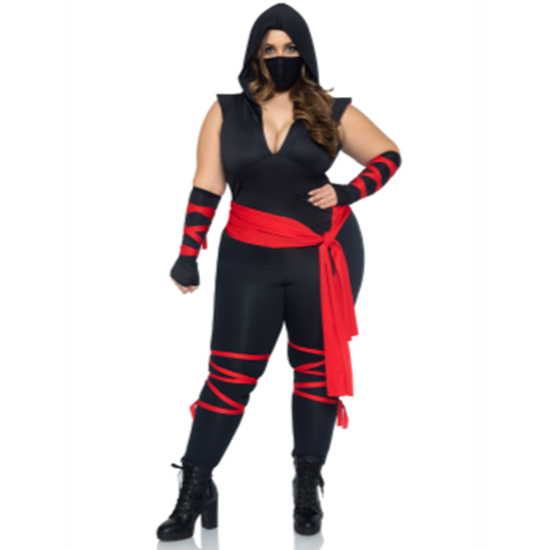 Picture of DEADLY NINJA COSTUME - 3X/4X