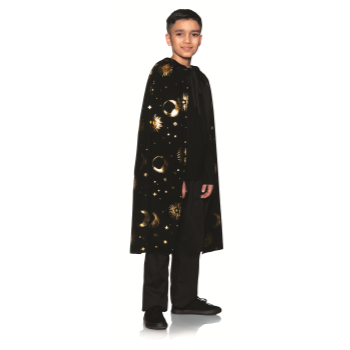 Image de CAPE - WIZARD CAPE BLACK - CHILD