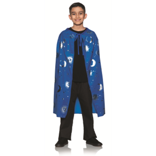 Picture of CAPE - WIZARD CAPE BLUE - CHILD