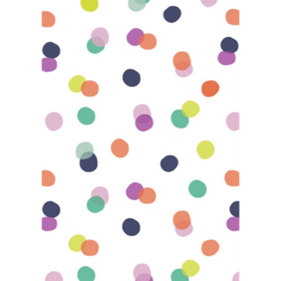 Image sur BRILLIANT OVERLAPPING DOTS JUMBO GIFT WRAP 50'