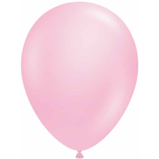 Picture of 11" BABY PINK LATEX BALLOONS - TUFFTEK