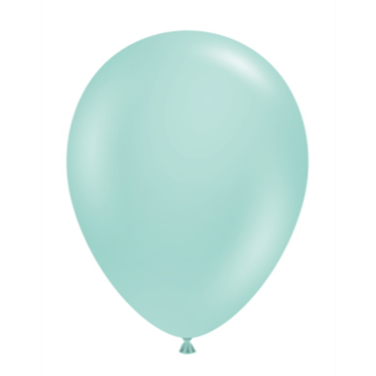 Image sur 11" SEA GLASS LATEX BALLOONS - TUFTEK