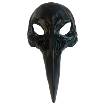 Image de MASK - PLAGUE DOCTOR MASQUERADE MASK - BLACK