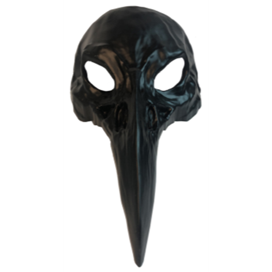 Picture of MASK - PLAGUE DOCTOR MASQUERADE MASK - BLACK