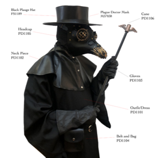 Picture of PLAGUE DOCTOR COSTUME - ADULT STANDARD