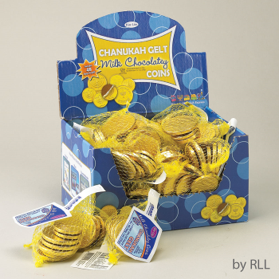 Picture of DECOR - CHANUKAH GELT MILK CHOCOLAT COINS