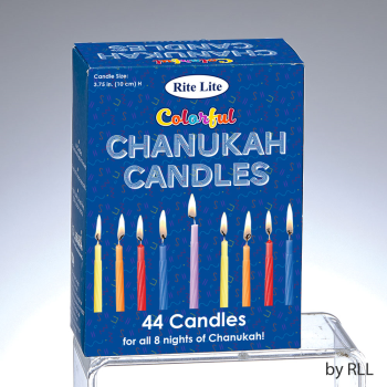 Picture of DECOR - CHANUKAH CANDLES - MULTICOLORED