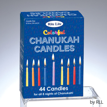 Image de DECOR - CHANUKAH CANDLES - MULTICOLORED