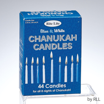 Image de DECOR - CHANUKAH CANDLES - BLUE/WHITE