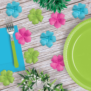 Image de DECOR - HIBISCUS FLOWER FABRIC CONFETTI