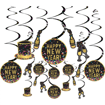 Picture of DECOR - NEW YEAR SWIRLS
