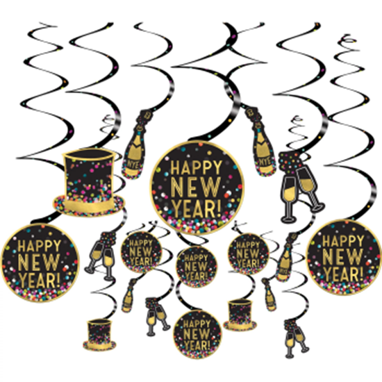 Image sur DECOR - NEW YEAR SWIRLS