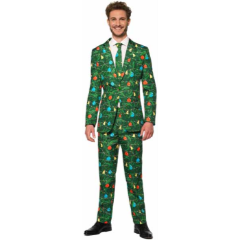 Image de SUIT - CHRISTMAS GREEN TREE MEN'S SUIT - LARGE