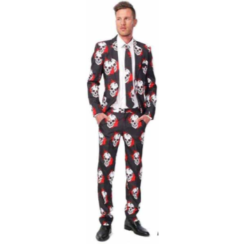 Picture of SUIT - SKULLS BLOOD MEN'S SUIT - MEDIUM