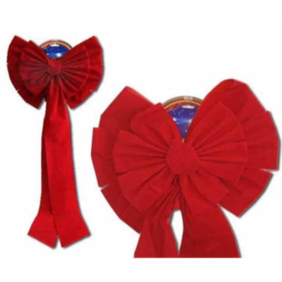 Image sur DECOR - BOW - RED 36"